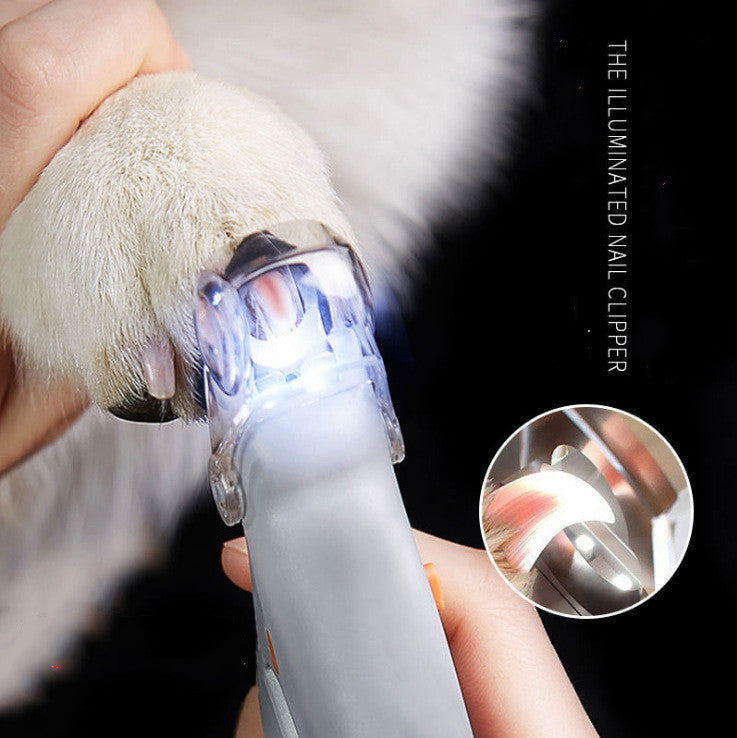 Bright LED Pet Nail Clippers for Effortless, Safe Grooming! - Paws and Claws warehouse