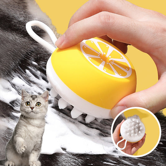 2-in-1 Pet Bath Brush & Massage Comb for Ultimate Grooming! - Paws and Claws warehouse